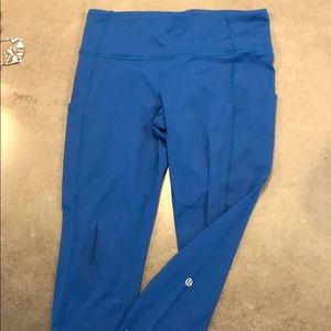 Blue lulu pants size 10